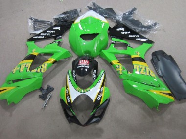 07-08 Vert Rizla Q8 Oils Suzuki GSXR 1000 Carénage Moto