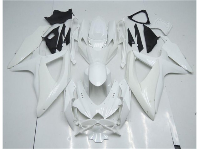 08-10 Blanc Suzuki GSXR 600/750 Carénage Moto 08-10 Blanc Suzuki GSXR 600/750 Carénage Moto