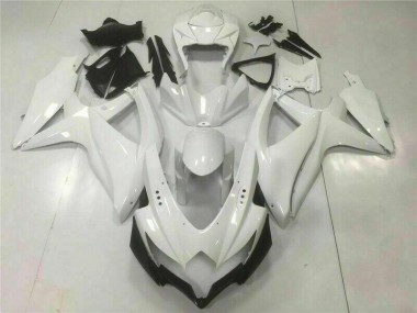 08-10 Blanc Suzuki GSXR 600/750 Carrosserie Moto