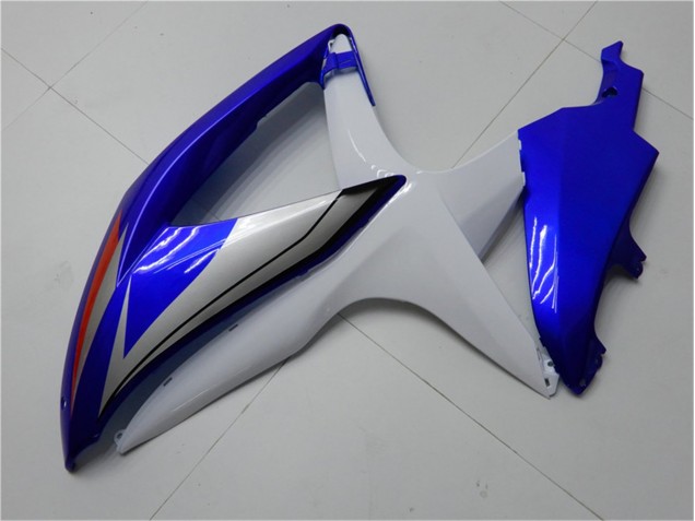 08-10 Bleu Blanc Suzuki GSXR 600/750 Carénage Moto 08-10 Bleu Blanc Suzuki GSXR 600/750 Carénage Moto