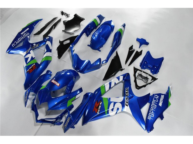 08-10 Bleu Blanc Vert Suzuki GSXR 600/750 Carénage Moto 08-10 Bleu Blanc Vert Suzuki GSXR 600/750 Carénage Moto