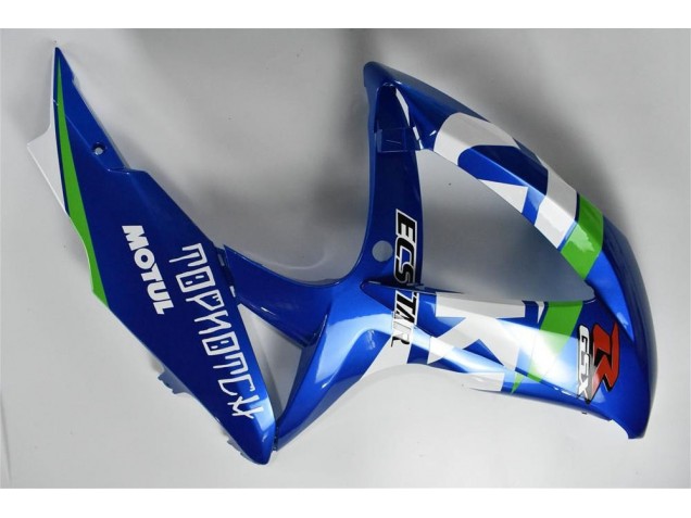 08-10 Bleu Blanc Vert Suzuki GSXR 600/750 Carénage Moto 08-10 Bleu Blanc Vert Suzuki GSXR 600/750 Carénage Moto