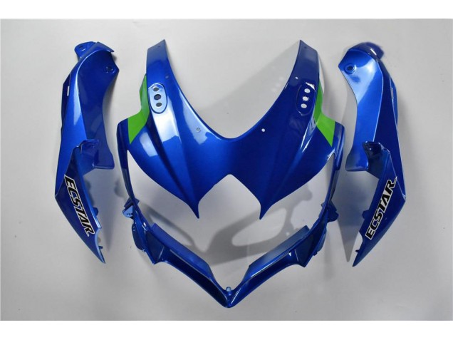 08-10 Bleu Blanc Vert Suzuki GSXR 600/750 Carénage Moto 08-10 Bleu Blanc Vert Suzuki GSXR 600/750 Carénage Moto