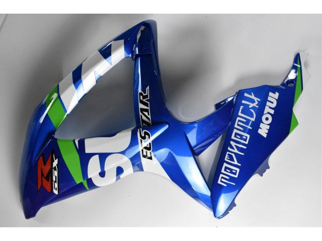 08-10 Bleu Blanc Vert Suzuki GSXR 600/750 Carénage Moto 08-10 Bleu Blanc Vert Suzuki GSXR 600/750 Carénage Moto