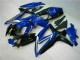 08-10 Bleu Noir Suzuki GSXR 600/750 Carrosserie Moto 08-10 Bleu Noir Suzuki GSXR 600/750 Carrosserie Moto