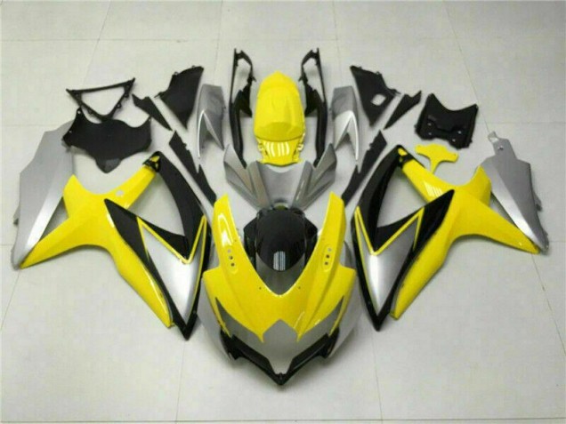 08-10 Jaune Suzuki GSXR 600/750 Carénage Moto 08-10 Jaune Suzuki GSXR 600/750 Carénage Moto