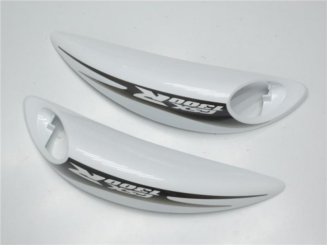 08-19 Blanc Suzuki GSXR 1300 Hayabusa Carénage Moto