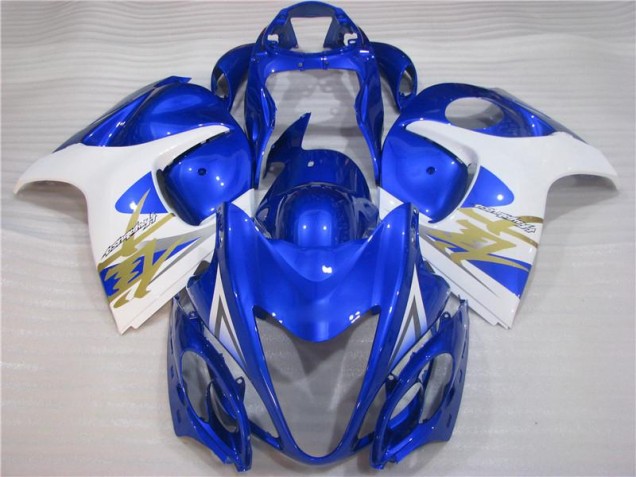 08-19 Bleu Blanc Suzuki GSXR 1300 Hayabusa Carrosserie Moto 08-19 Bleu Blanc Suzuki GSXR 1300 Hayabusa Carrosserie Moto