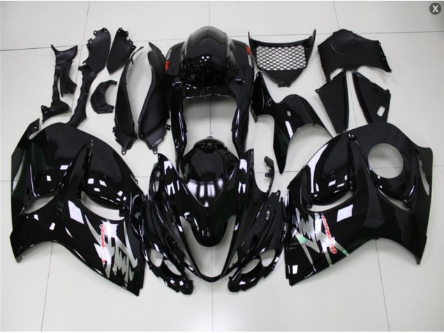 08-19 Noir Brillant Suzuki GSXR 1300 Hayabusa Carénage Moto 08-19 Noir Brillant Suzuki GSXR 1300 Hayabusa Carénage Moto