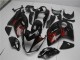 08-19 Noir Rouge Suzuki GSXR 1300 Hayabusa Carénage Moto