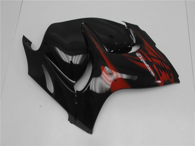 08-19 Noir Rouge Suzuki GSXR 1300 Hayabusa Carénage Moto