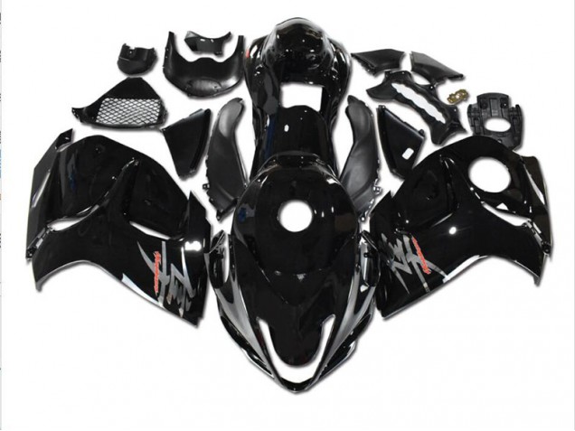 08-19 Noir Suzuki GSXR 1300 Hayabusa Carénages Moto