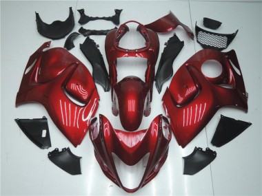 08-19 Rouge Suzuki GSXR 1300 Hayabusa Carénage Moto