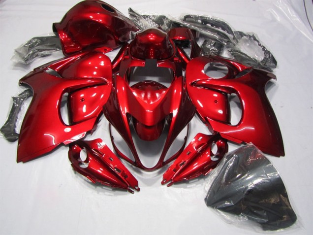 08-19 Rouge Suzuki GSXR 1300 Hayabusa Carénages Moto