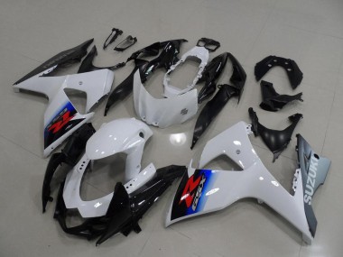 09-16 Blanc Argent Suzuki GSXR 1000 Carénage Moto