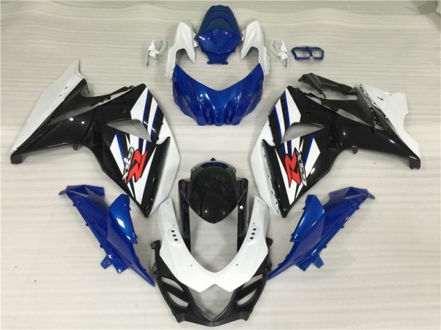 09-16 Blanc Bleu Noir Suzuki GSXR 1000 Carénages Moto 09-16 Blanc Bleu Noir Suzuki GSXR 1000 Carénages Moto