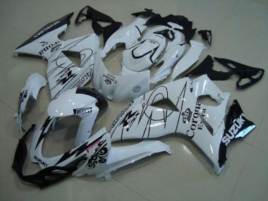 09-16 Blanc Corona Suzuki GSXR 1000 Carénage Moto