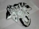 09-16 Blanc Noir Suzuki GSXR 1000 Carénages Moto