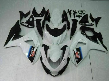 09-16 Blanc Noir Suzuki GSXR 1000 Carrosserie Moto