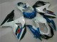 09-16 Bleu Blanc Suzuki GSXR 1000 Carénage Moto ABS