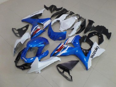 09-16 Bleu Blanc Suzuki GSXR 1000 Carénage Moto