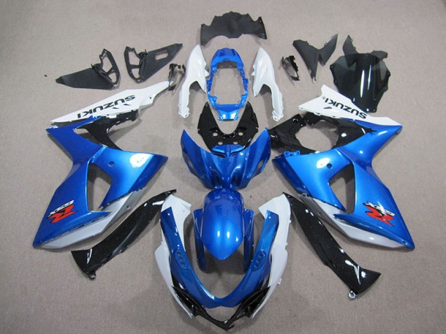 09-16 Bleu Blanc Suzuki GSXR 1000 Carénages Moto de Rechange 09-16 Bleu Blanc Suzuki GSXR 1000 Carénages Moto de Rechange