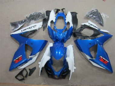 09-16 Bleu Blanc Suzuki GSXR 1000 Kit Carénages Motos Complet