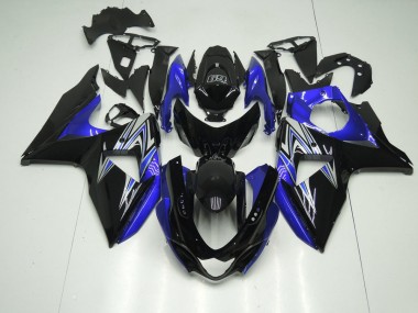 09-16 Bleu et Noir Suzuki GSXR 1000 Carénage Moto