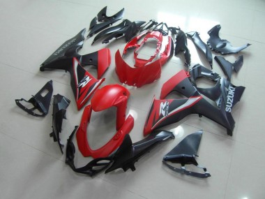 09-16 Matte Rouge Noir Suzuki GSXR 1000 Carénage Moto