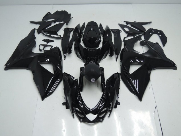 09-16 Noir Brillant Suzuki GSXR 1000 Carénage Moto 09-16 Noir Brillant Suzuki GSXR 1000 Carénage Moto