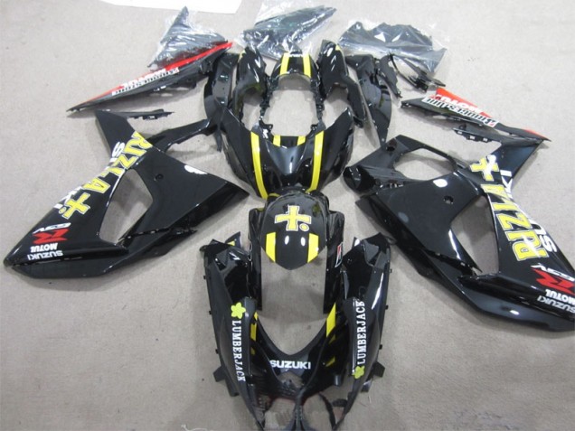 09-16 Noir Rizla Lumber Jack Suzuki GSXR 1000 Carénage Moto
