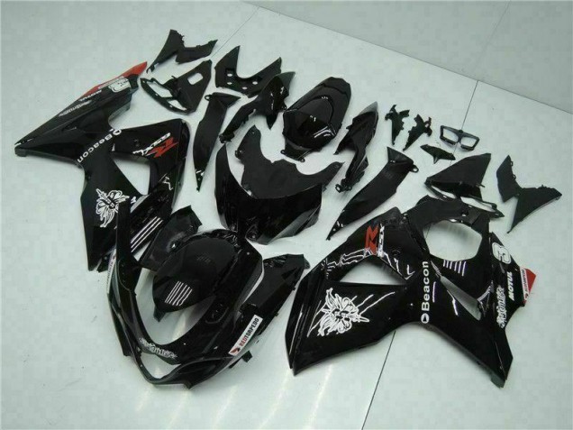 09-16 Noir Suzuki GSXR 1000 Carénages Moto