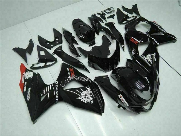 09-16 Noir Suzuki GSXR 1000 Carénages Moto