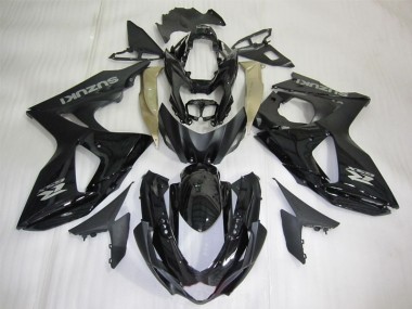 09-16 Noir Suzuki GSXR 1000 Kit Carénages Motos Complet