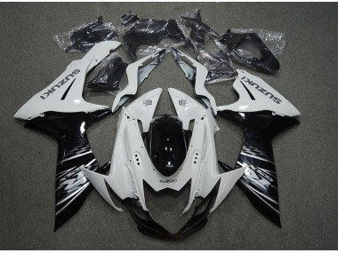11-21 Blanc Noir Suzuki GSXR 750 Carénages Moto