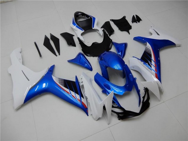11-21 Bleu Blanc Suzuki GSXR 600/750 Carénages Moto 11-21 Bleu Blanc Suzuki GSXR 600/750 Carénages Moto