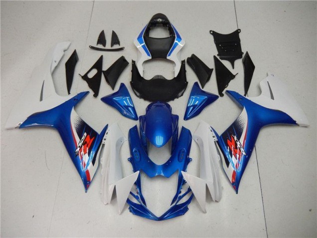 11-21 Bleu Blanc Suzuki GSXR 600/750 Carrosserie Moto 11-21 Bleu Blanc Suzuki GSXR 600/750 Carrosserie Moto
