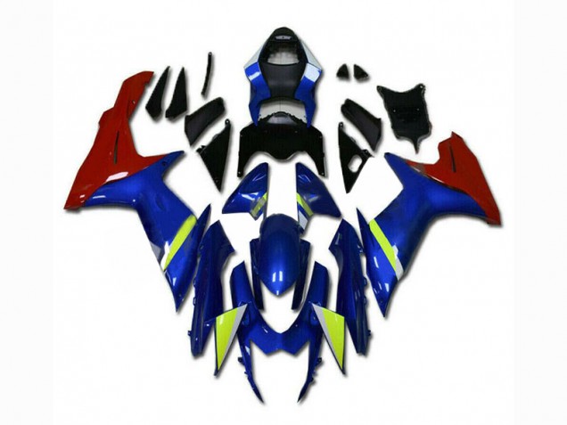 11-21 Bleu Rouge Suzuki GSXR 600/750 Carénage Moto 11-21 Bleu Rouge Suzuki GSXR 600/750 Carénage Moto