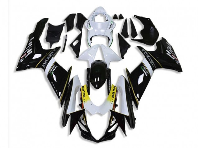 11-21 Noir Blanc Suzuki GSXR 600/750 Carénage Moto 11-21 Noir Blanc Suzuki GSXR 600/750 Carénage Moto