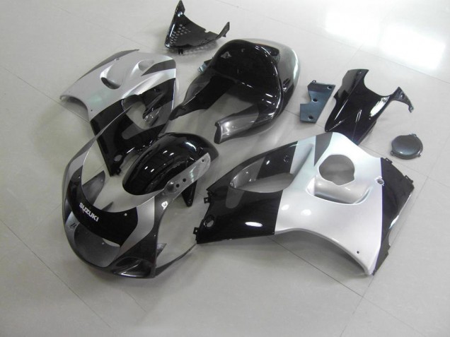 96-00 Argent Gris No Décalque Suzuki GSXR 600 Carénage Moto 96-00 Argent Gris No Décalque Suzuki GSXR 600 Carénage Moto