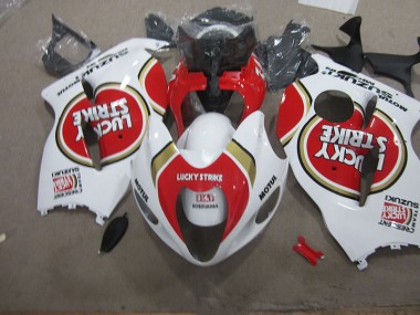 96-07 Blanc Lucky Strike Motul Suzuki GSXR 1300 Hayabusa Carénage Moto