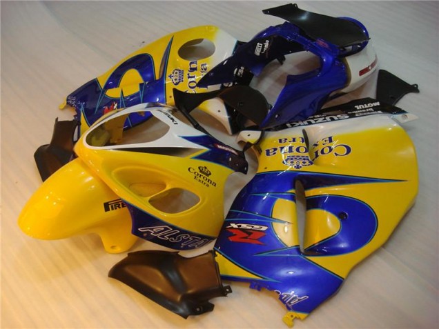 96-07 Ellow Bleu Suzuki GSXR 1300 Hayabusa Carénage Moto 96-07 Ellow Bleu Suzuki GSXR 1300 Hayabusa Carénage Moto