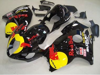 96-07 Noir Jaune Red Bull Suzuki GSXR 1300 Hayabusa Carénage Moto