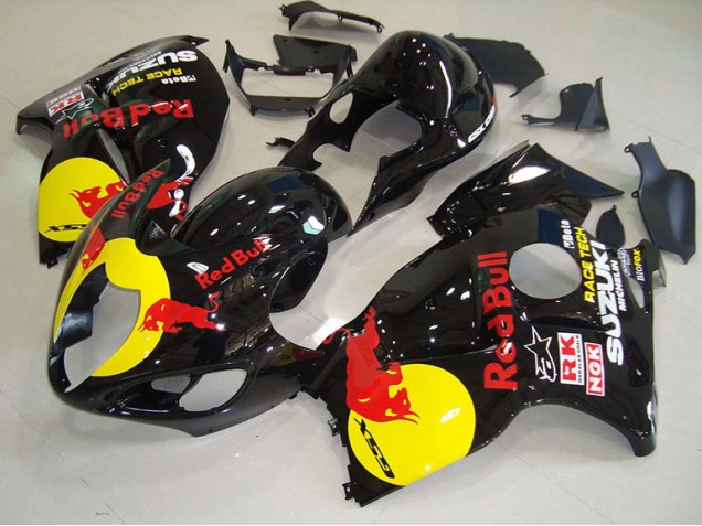 96-07 Noir Jaune Red Bull Suzuki GSXR 1300 Hayabusa Carénage Moto