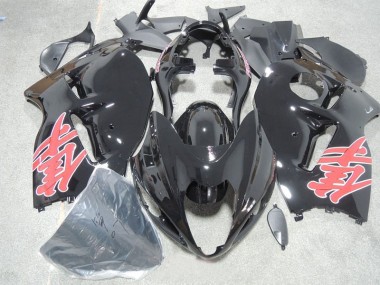 96-07 Noir Rouge Décalque Suzuki GSXR 1300 Hayabusa Carénage Moto