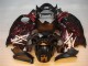 96-07 Noir Rouge Flamme Suzuki GSXR 1300 Hayabusa Carénage Moto 96-07 Noir Rouge Flamme Suzuki GSXR 1300 Hayabusa Carénage Moto